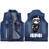 Baby Mickey Vests Boys Girls Jeans