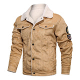 Winter Fur Leather Jacket Mens