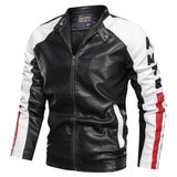 Winter Fur Leather Jacket Mens