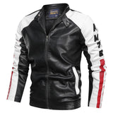 Winter Fur Leather Jacket Mens