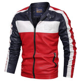 Autumn Winter Motorcycle Jacket Men