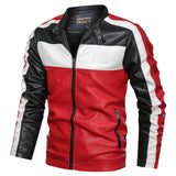 Autumn Winter Motorcycle Jacket Men