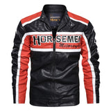 Autumn Winter Motorcycle Jacket Men