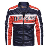 Autumn Winter Motorcycle Jacket Men