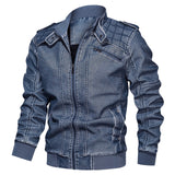 Winter Leather Jacket Mens