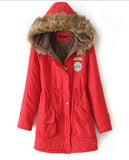 New Long Parkas Female Womens Winter Jacket
