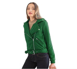 autumn women black slim cool women jackets