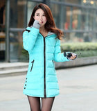 Women winter hooded warm coat