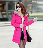 Women winter hooded warm coat