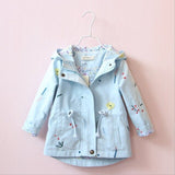 Hot Sale Spring Autumn Girls Windbreaker Coat Jacket
