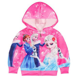 Snow Queen 2 Autumn Girls Elsa Anna Princess Coat