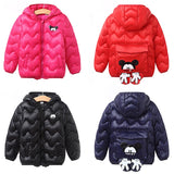 Kids Mickey Down Coats Boys Girls Winter Parkas