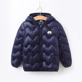 Kids Mickey Down Coats Boys Girls Winter Parkas