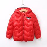Kids Mickey Down Coats Boys Girls Winter Parkas